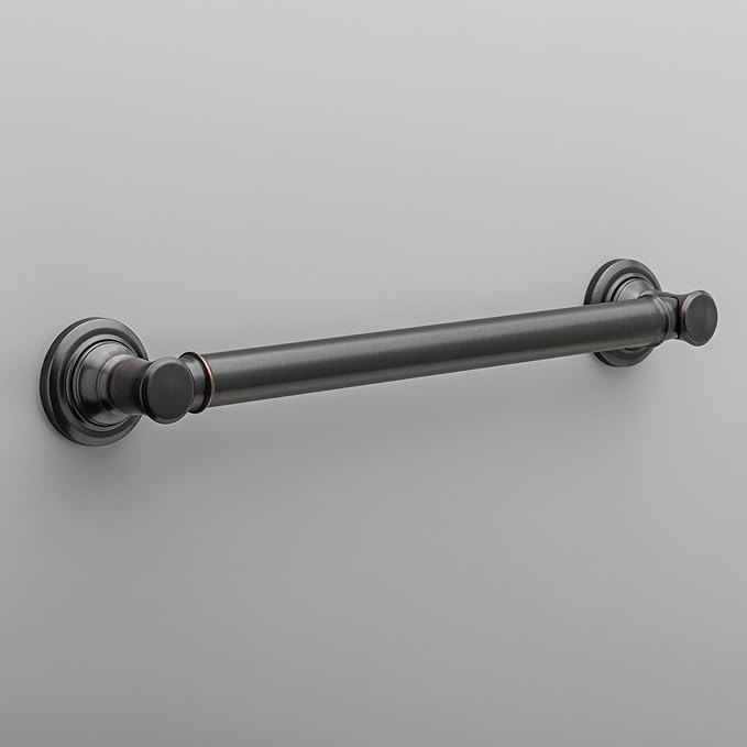 Delta Faucet 41618-RB Traditional Grab Bar, 18-Inch, Venetian Bronze