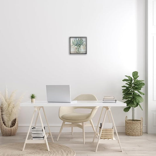 Soothing Eucalyptus Herb Arrangement, 12 x 12 Inch Framed Giclée Print | Stupell Industries · By Nan · Ready to hang · Perfect for farmhouse or rustic rooms · Made in USA