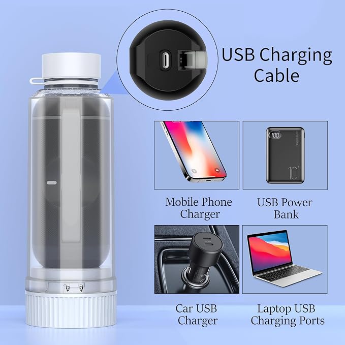 Portable Bidet for Travel,Rechargeable Waterproof Sprayer,Black | Portable Rechargeable Waterproof Bidet Sprayer for Travel, High Pressure Handheld Bidet for Personal Hygiene Cleaning