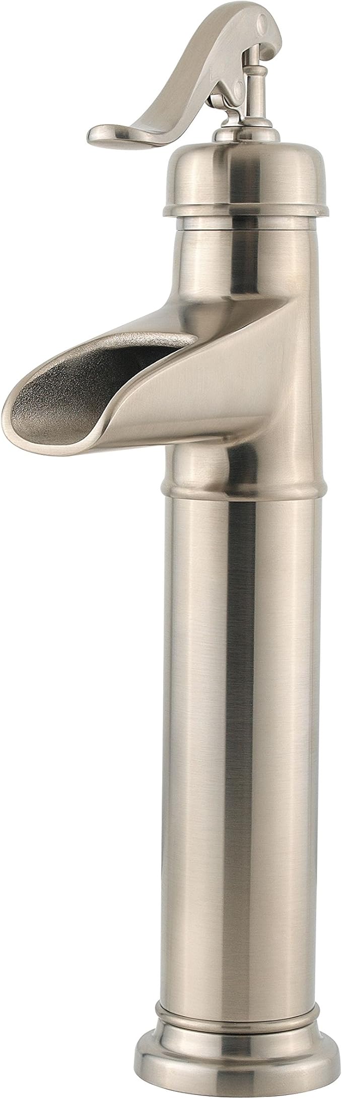 Pfister LG40YP0K Ashfield Single Control Vessel Bathroom Faucet in Brushed Nickel, Water-Efficient Model