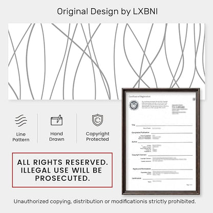No Hook Shower Curtain with Snap-in Liner, Gray White, 71 x 74 Inch | Stripe Pattern, Waterproof, Mesh Top Window, Bottom Magnets, Hotel Style, Machine Washable, Quick Dry, Modern, for Bathroom