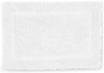 Martex 100% Cotton Ringspun Bath Rug | Super Soft | Super Absorbent | Essential Bathroom Rugs | Non-Slip Bath Mat | Quick Drying Bath Mat | White