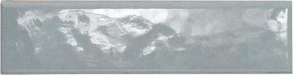 MSI Renzo Sky 3 in. x 12 in. Glossy Ceramic Subway Bullnose Trim, Bathroom and Kitchen Backsplash, Accent Wall, Shower Tile