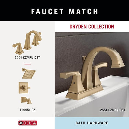 DELTA FAUCET 75135-CZ Dryden Wall Mounted Towel Hook in Champagne Bronze