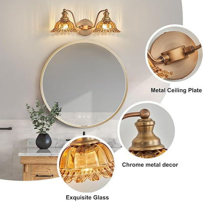 Tea 2 Light Vanity Light Bathroom Light Vanity Lights for Bathroom Vanity Light Fixtures