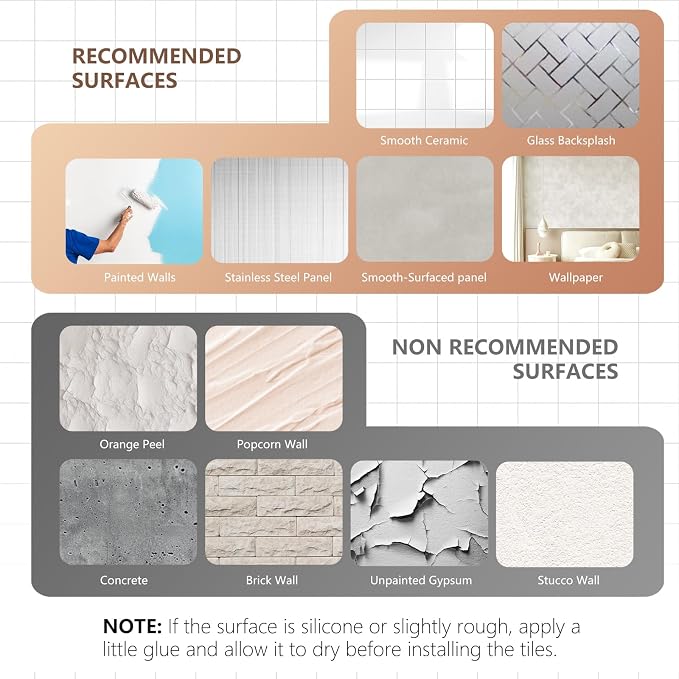 Peel and Stick Subway Tile 10-Sheet Kitchen Wall Backsplash White Blue Marble Tile Heat Resistant Self-Adhesive 12''x12'' Waterproof Glossy Wall Panel Vinyl for Bathroom Living Room Renter