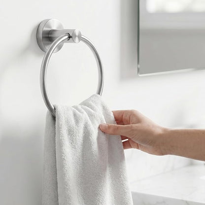 24-Inch Wall Mounted Towel Racks for Bathroom, 4-Piece Towel Bar Set | Rust-Resistant SUS 304 Stainless Steel, 4-Piece Towel Bar Set, sturdy wall mount, space-saving humid bath towel storage rack