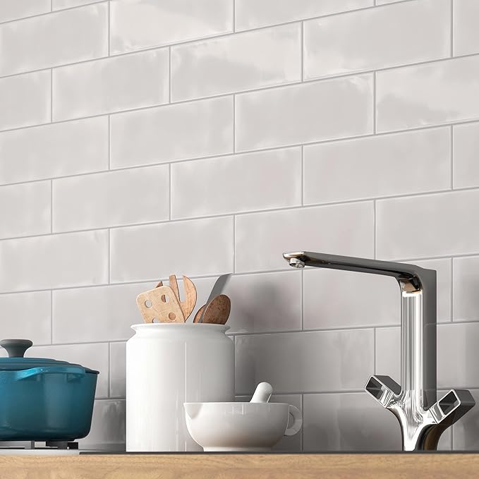MSI Urbano Dusk 4x12 Inch Glossy Bullnose Ceramic Subway Wall Tiles for Bathroom, Kitchen Backsplash, Accent Wall, and Shower