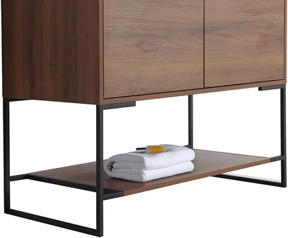 36" Inch Bathroom Vanity and Sink, Knob Free Design - Urbania Collection -36 inch