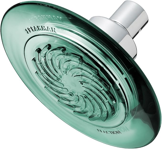 Speakman S-4001-E175 The Reaction 1.75 gpm Low Flow Shower Head, Jade Green