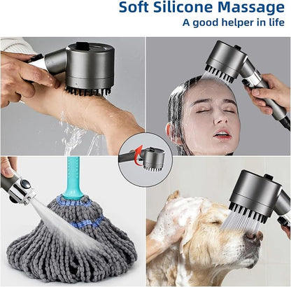 Shower Head High Pressure with Handheld High Pressure | Shower Filter Head for Hard Water Showerhead Black