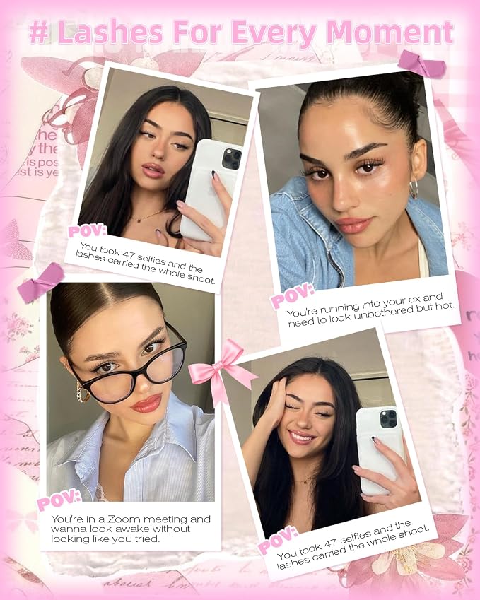 Natural Lash Clusters Only 12mm Cluster Eyelash Extensions Short Wispy Eyelash Clusters Velure Lashes Clusters with Clear Thin Band Soft Ultra-Light C Curl Individual Lashes for Clean Makeup