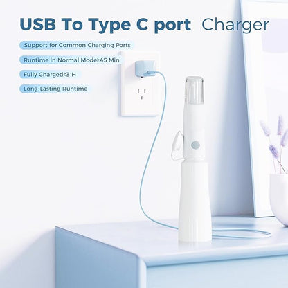 Portable Electric Bidet for Travel, Rechargeable Handheld Bidet with 3 Water High Pressure Sprayer Levels, Adjustable Nozzle, IPX7 Waterproof, Perfect for Personal Hygiene, White