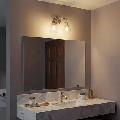 Kichler Meller 11.25 Inch Wall Light, 1 Light Exterior Wall Sconce in Champagne Bronze, (11.25" H x 5.5" W), 5100CPZ