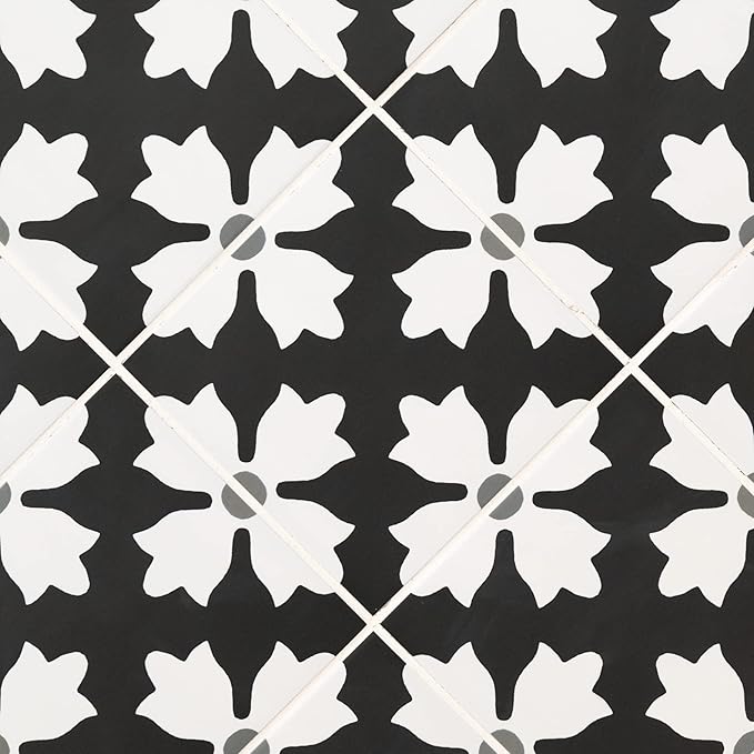 MSI Kasbah Encaustic 8 in. x 8 in. Matte Porcelain Wall Tile for Bathroom, Floor, Kitchen Backsplash and Countertop