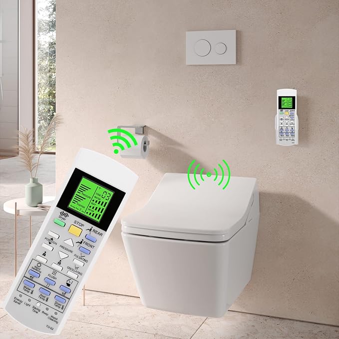 Replacement Remote Control for TOTO Washlet Bidet Toilet Seat 700H SN992M MS992CUMFG 992WA 992M SN8732M MS8732CUMFG MS902CUMFG MS903CUMFX MS989CUMFG MS8732CUMFG MS8551CUMFG