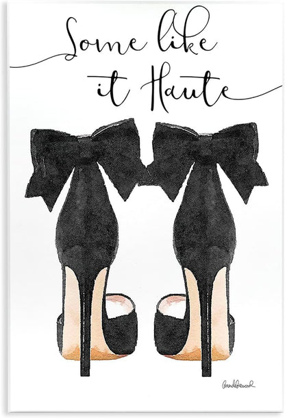Fashion Pumps Still Life, 13 x 19 Inch Mounted Print on Wall Plaque | Stupell Industries · By Amanda Greenwood · Ready to hang · Crisp clean look · Made in USA