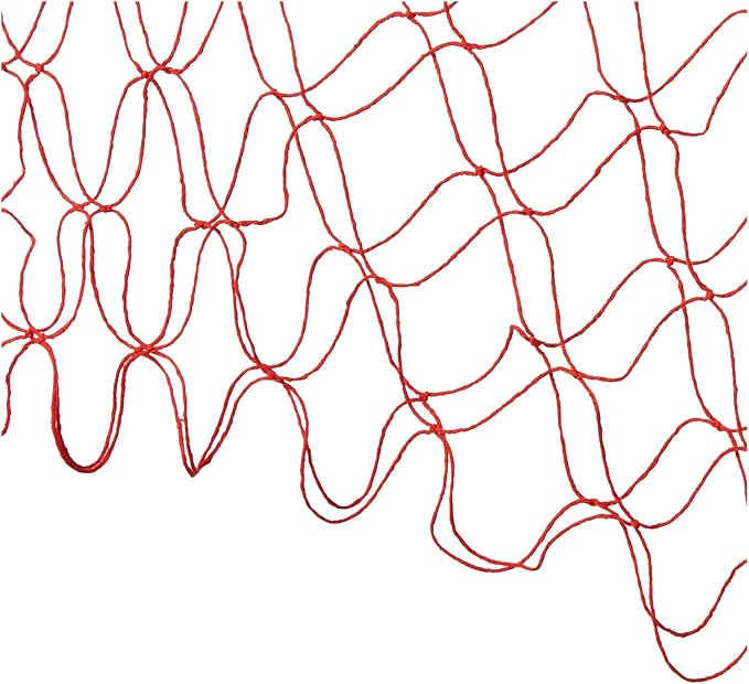 Beistle Red Decorative Fish Netting, Beach Party Supplies for Ocean, Under-The-Sea or Pirate Themed Parties, Hawaiian Luau’s, Summer Beach Parties, 4’ x 12’