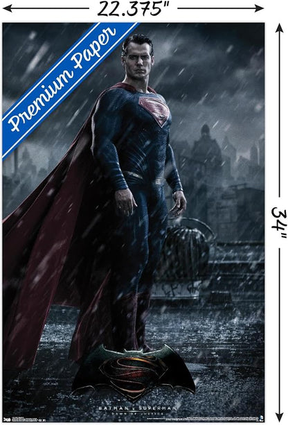 Trends International DC Comics Movie - Batman v Superman - Superman Wall Poster, 22.375" x 34", Premium Unframed Version