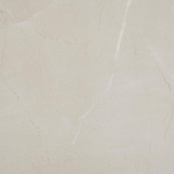 Daltile Perpetuo 12" X 12" Porcelain Marble Look Floor & Wall Tile in Polished Elegant Beige (13 pieces per carton) (12.22 sqft per carton)