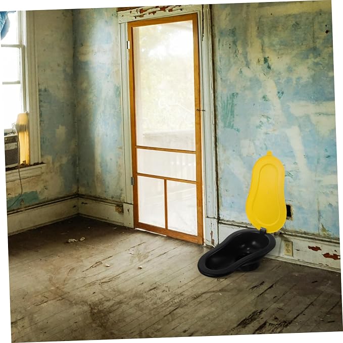 FRCOLOR Construction Site Squatting Toilet Portable Camping Travel Heavy Duty Easy to Clean