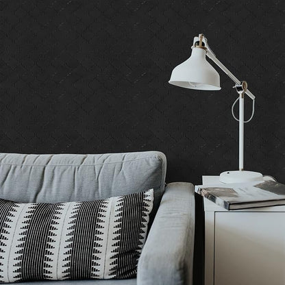 STICKGOO Arabesque Peel and Stick Backsplash Tile, Stick on Backsplash for Kitchen and Bathroom, Black Metal and Composite Mosaic Tiles (10 Sheets)