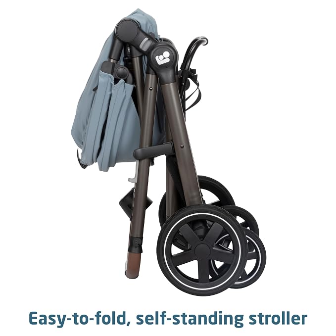 Maxi-Cosi Zelia 2 Luxe 5-in-1 Modular Travel System, New Hope Grey