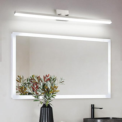 36in LED Vanity Light, 36W 2500LM Modern Brushed Nickel Adjustable Bathroom Light Fixture Over Mirror, Dimmable Light Bar 5000K Cool White