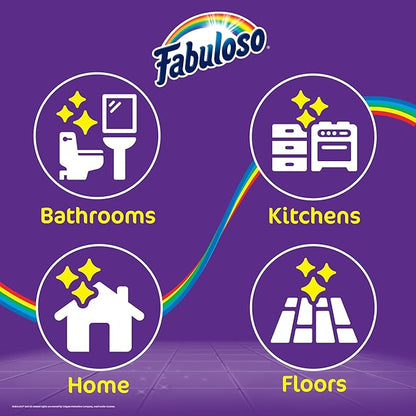 Fabuloso Tile Brush with Spot Scrubber, Long Bathroom Cleaning Brush with Medium Bristles, Shower Scrubber with Hanging Hole for Tile, Grout, Tubs, Floors and Bathroom Walls, 11 Inch