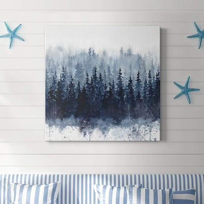 Renditions Gallery Indigo Forest Wall Art, Premium Gallery Wrapped Canvas Decor, Ready to Hang, 40 in H x 40 in W, Made in America Print, AZS-WC24-17802-R-4040-MK