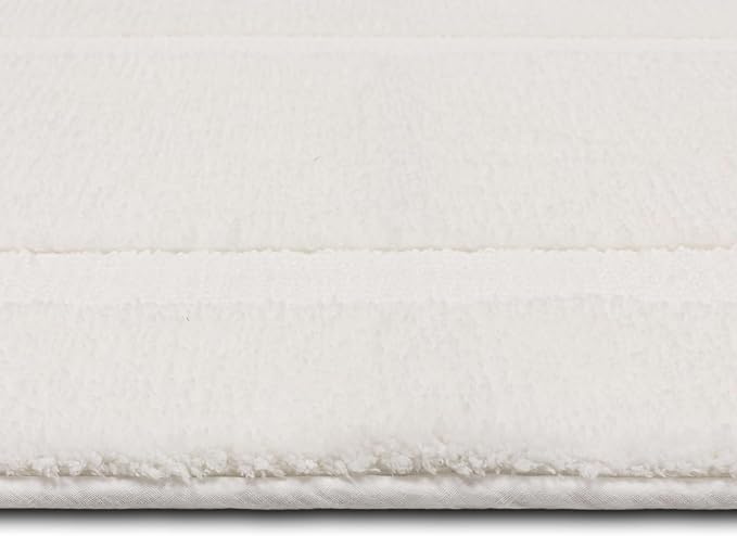 Mohawk Home Prestige Casual Solid White 2' X 3' 4" Bath Mat Perfect for Bathroom (Pack of 2)