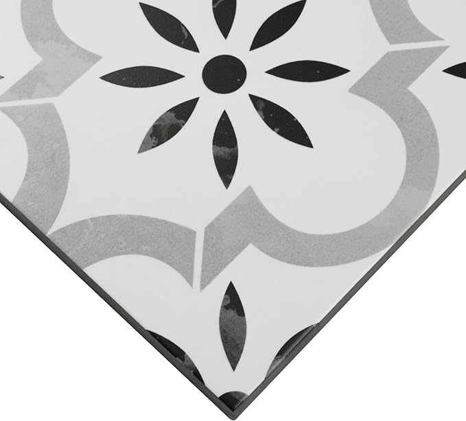 MSI Azila 8 in. x 8 in. Encaustic Matte Porcelain Wall & Floor Tile – Bathroom, Kitchen Backsplash, or Countertop