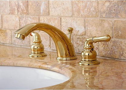 Kingston Brass KB967 Magellan Widespread Bathroom Faucet with Retail Pop-Up, Brushed Nickel/Polished Chrome