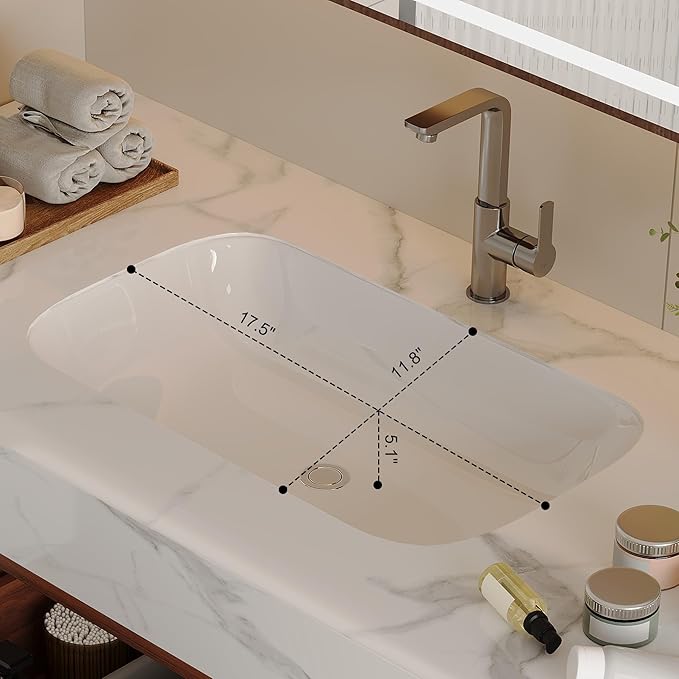 40 inch Modern Floating Bathroom Vanity with Sink, Wall Mounted Bathroom Cabinet with Ceramic Sink, Sintered Stone Countertop, 2 Soft Closing Drawers & Open Storage Shelf, Walnut