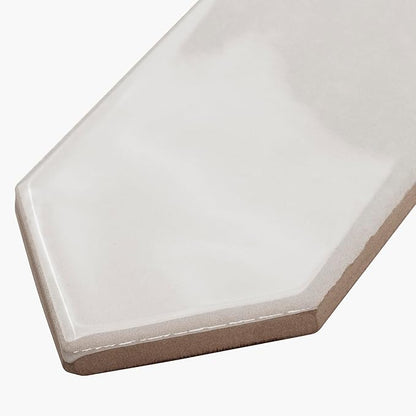 MSI Renzo Dove 2.5 Inch x 13 Inch Glossy Ceramic Picket Wall Tile for Bathroom, Kitchen Backsplash, Accent Tile, and Shower Wall
