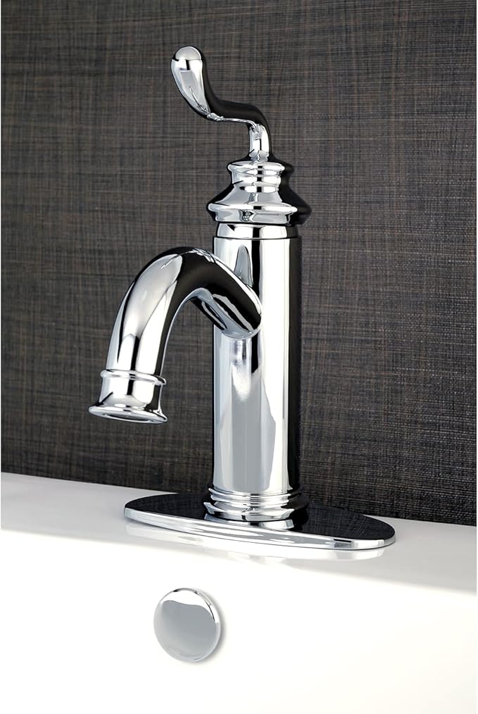 Kingston Brass LS5413RL Royale Bathroom Faucet, Brushed Brass 5.88 x 5.06 x 9