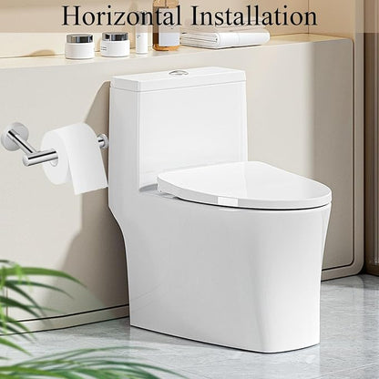 Chrome Bathroom Hardware Set, Towel Ring & Toilet Paper Holder, Stainless Steel SUS304, Hand Towel Hanger & Toilet Roll Holder, Sturdy Bathroom Accessories for Home or Kitchen
