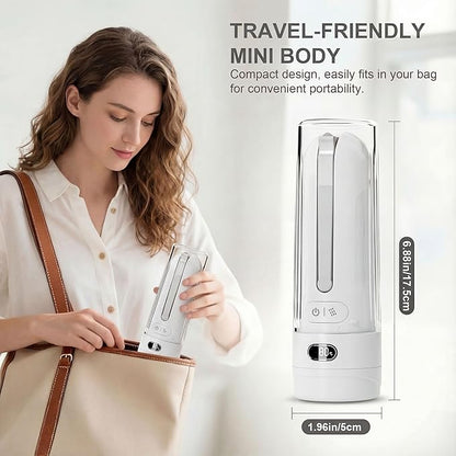 Portable Bidet for Travel | Bathroom - Rechargeable Electric Bidet Sprayer with 3 Pressure | Waterproof for Ultimate Personal Hygiene Cleaning at Home Office and Camping (White)