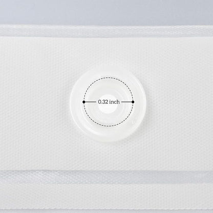 River Dream No Hook Shower Curtain Liner Replacement, Frosted, 70x54 | Waterproof PEVA, Snap-in Design, Easy Snap On/Off & Removable Replacement Liner, Standard Size