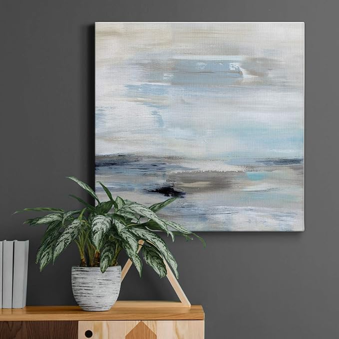 Renditions Gallery Gulf StreamWall Art, Premium Gallery Wrapped Canvas Decor, Ready to Hang, 24 in H x 24 in W, Made in America Print