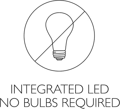Design House 11 Inch Hays Integrated LED Ceiling Light 2-Pack, Indoor, Frosted Glass, Satin Nickel – Design House, 579169