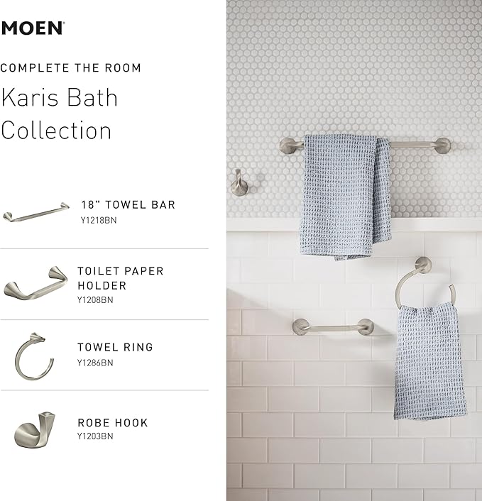 Moen Findlay Spot Resist Brushed Nickel Widespread Bathroom Faucet, 2-Handle Setup with Valve Included, 84517SRN
