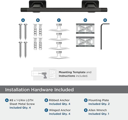 Amerock Bronx Black Bronze 9 inch (229mm) Towel Bar, BH26616BBR