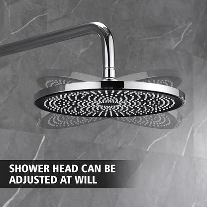 sumerain Shower System Concealed Shower Faucet Set, Rainfall Shower Faucet Complete with Handheld,Rough-in Valve and Trim Kit, Chrome