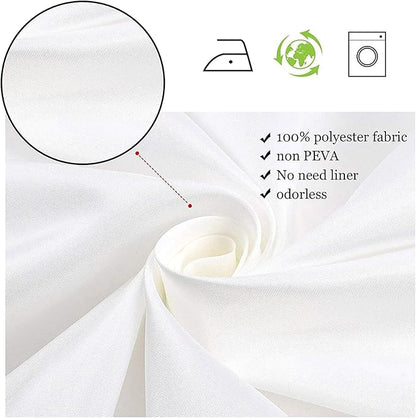 Black and Tan Geometric Shower Curtain with Hooks, Grey and White Abstract Striped on White Fabric Shower Curtain for Bathroom Decor Modern Minimalist Shower Curtain Set,78L X 72W inches