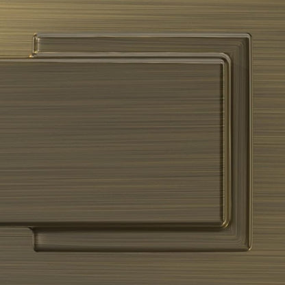 SCHLAGE Accent Lever with Brookshire Trim Non-Turning Lock in Antique Brass - Right Handed