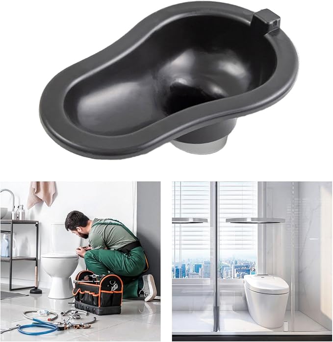 SM SunniMix Portable Toilet Squatting Toilet Emergency Toilet Temporary Toilet for Pp Build Quick Assembly Suitable for Adults Kids Men Women Outdoor