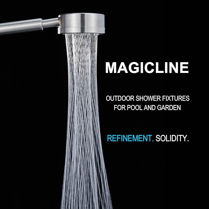HDSRYJXH Shower Faucet - Shower Faucets Sets Complete, Shower System - Outdoor Shower Kit/Shower Enclosure/Outdoor Shower Fixtures W/ SS304 Shower Head with Handheld, Brushed Nickel