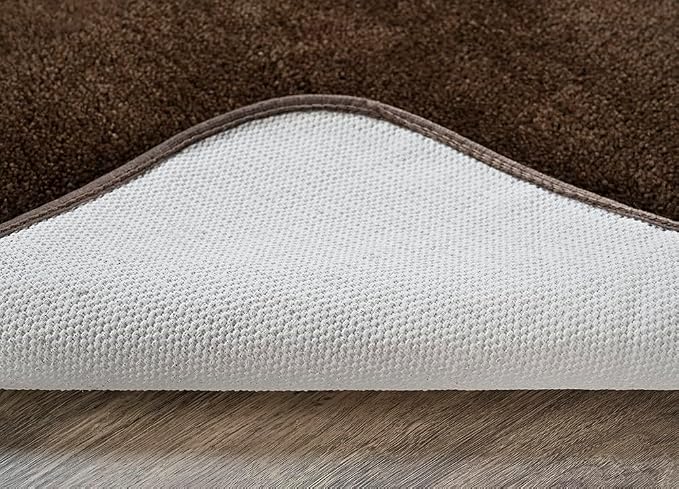 Garland Rug Traditional Bath Rug Set, 4-Piece, Chocolate
