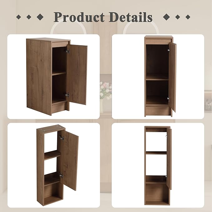 60" Bathroom Vanity Set, 60 Inch Modern Freestanding Vanity with 6 Drawers and 1 Wall-Mounted Side Cabinet, Double Resin Sinks Floor Stand Cabinet Set Imitative Oak
